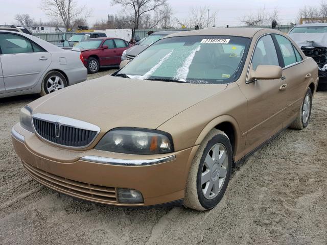 1LNHM86S95Y621305 - 2005 LINCOLN LS GOLD photo 2