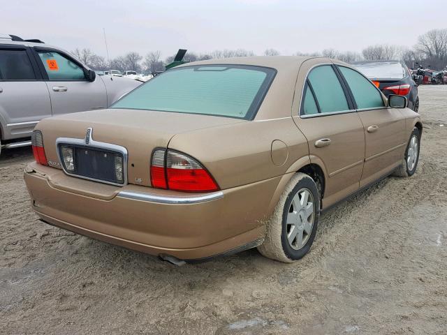 1LNHM86S95Y621305 - 2005 LINCOLN LS GOLD photo 4
