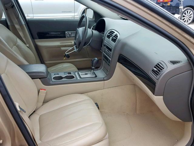 1LNHM86S95Y621305 - 2005 LINCOLN LS GOLD photo 5