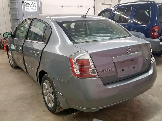 3N1AB61E68L683657 - 2008 NISSAN SENTRA 2.0 GRAY photo 3