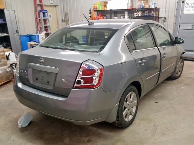 3N1AB61E68L683657 - 2008 NISSAN SENTRA 2.0 GRAY photo 4