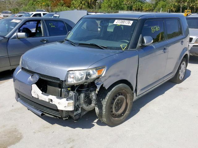 JTLZE4FE6B1121474 - 2011 TOYOTA SCION XB BLUE photo 2