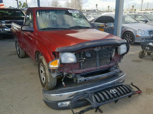 5TENL42N01Z754384 - 2001 TOYOTA TACOMA RED photo 1