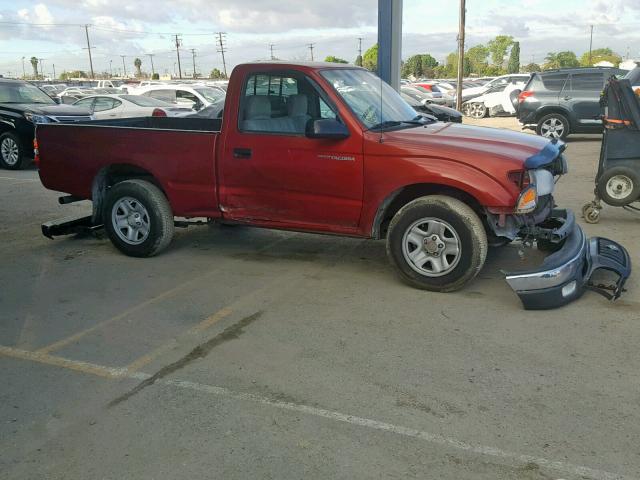 5TENL42N01Z754384 - 2001 TOYOTA TACOMA RED photo 9