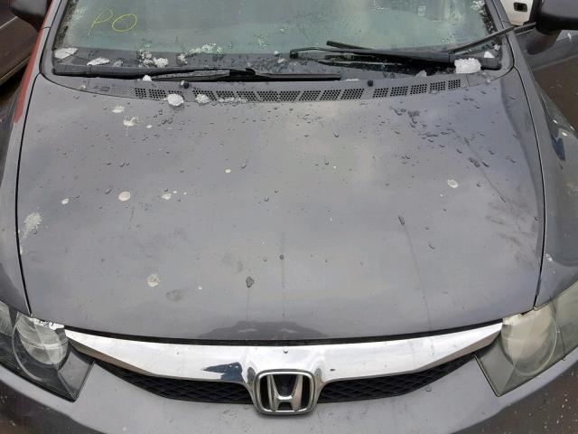 2HGFA16219H109048 - 2009 HONDA CIVIC DX GRAY photo 7