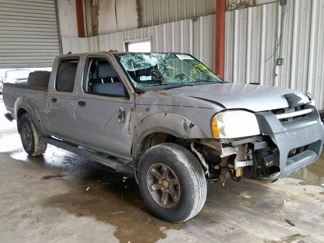 1N6ED29X02C365752 - 2002 NISSAN FRONTIER C GRAY photo 1