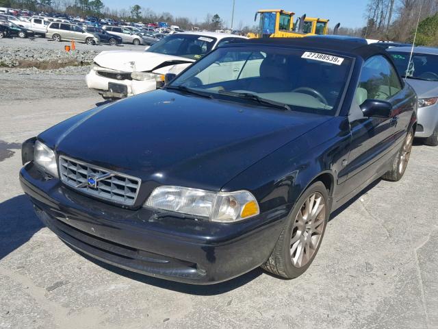 YV1NC62D34J060770 - 2004 VOLVO C70 HPT BLACK photo 2