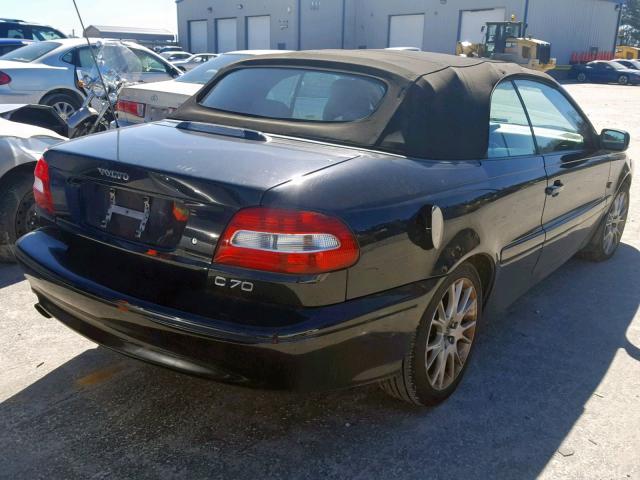 YV1NC62D34J060770 - 2004 VOLVO C70 HPT BLACK photo 4