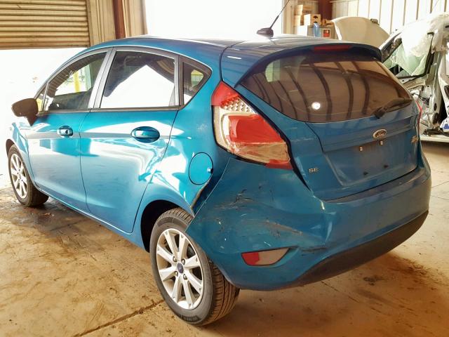 3FADP4EJ6CM121161 - 2012 FORD FIESTA SE BLUE photo 3