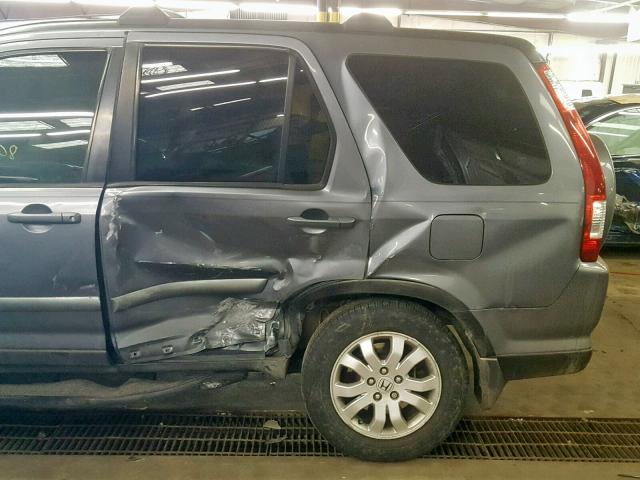 JHLRD78945C013060 - 2005 HONDA CR-V SE GRAY photo 10