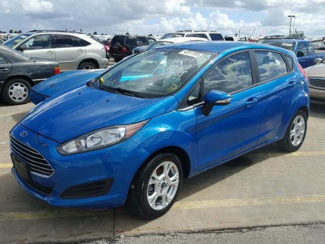 3FADP4EJ3GM155208 - 2016 FORD FIESTA SE BLUE photo 2