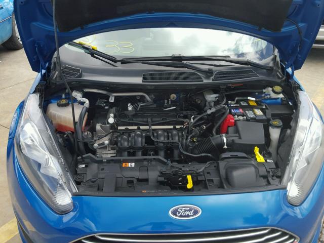 3FADP4EJ3GM155208 - 2016 FORD FIESTA SE BLUE photo 7