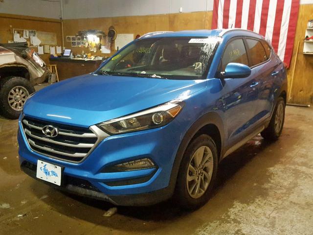 KM8J3CA4XHU469465 - 2017 HYUNDAI TUCSON LIM BLUE photo 2