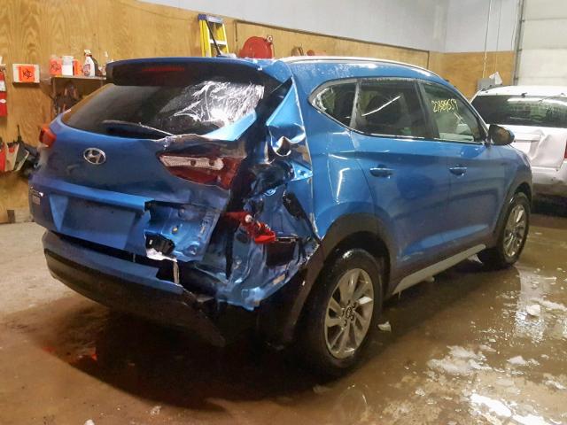 KM8J3CA4XHU469465 - 2017 HYUNDAI TUCSON LIM BLUE photo 4