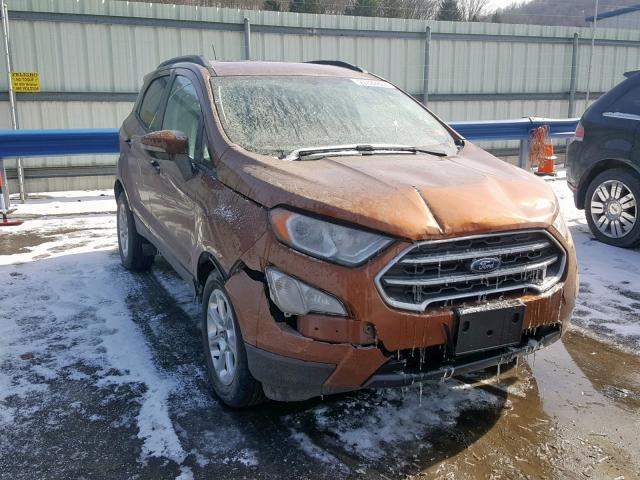 MAJ3P1TE6JC190320 - 2018 FORD ECOSPORT S ORANGE photo 1