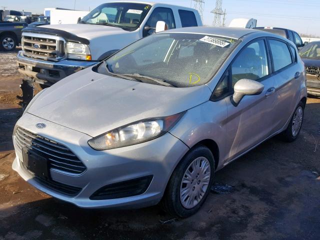 3FADP4TJ2EM241531 - 2014 FORD FIESTA S SILVER photo 2