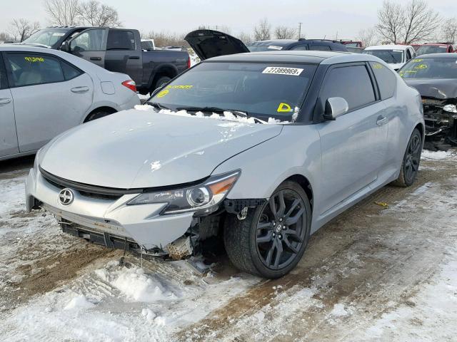 JTKJF5C77E3067475 - 2014 TOYOTA SCION TC GRAY photo 2