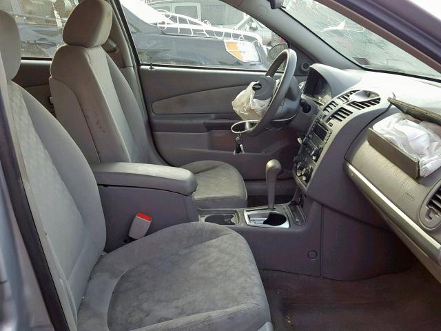1G1ZT54845F338932 - 2005 CHEVROLET MALIBU LS GRAY photo 5