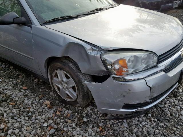 1G1ZT54845F338932 - 2005 CHEVROLET MALIBU LS GRAY photo 9