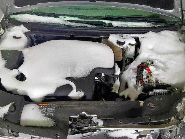 1G1ZC5E0XCF267323 - 2012 CHEVROLET MALIBU 1LT 银色 照片 7