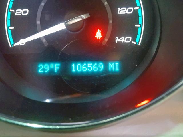 1G1ZC5E0XCF267323 - 2012 CHEVROLET MALIBU 1LT 银色 照片 8