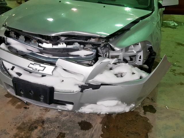 1G1ZC5E0XCF267323 - 2012 CHEVROLET MALIBU 1LT 银色 照片 9
