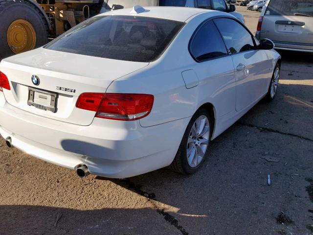 WBAWC73579E067760 - 2009 BMW 335 XI WHITE photo 4