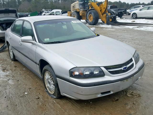 2G1WF52E819232439 - 2001 CHEVROLET IMPALA SILVER photo 1