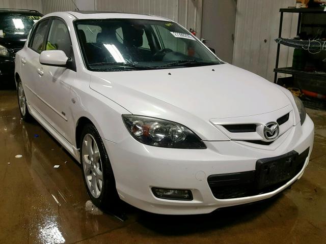 JM1BK344981840897 - 2008 MAZDA 3 HATCHBAC WHITE photo 1