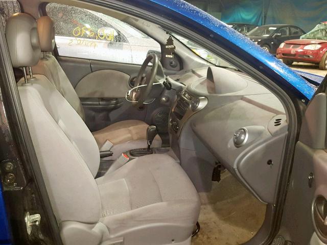 1G8AJ52F65Z131432 - 2005 SATURN ION LEVEL BLUE photo 5