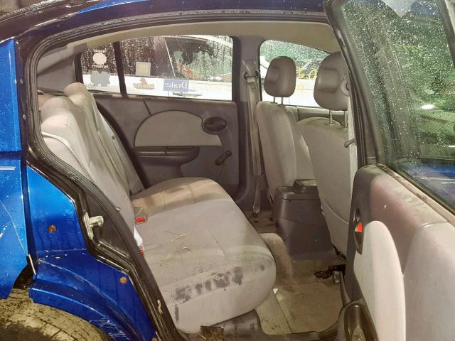 1G8AJ52F65Z131432 - 2005 SATURN ION LEVEL BLUE photo 6