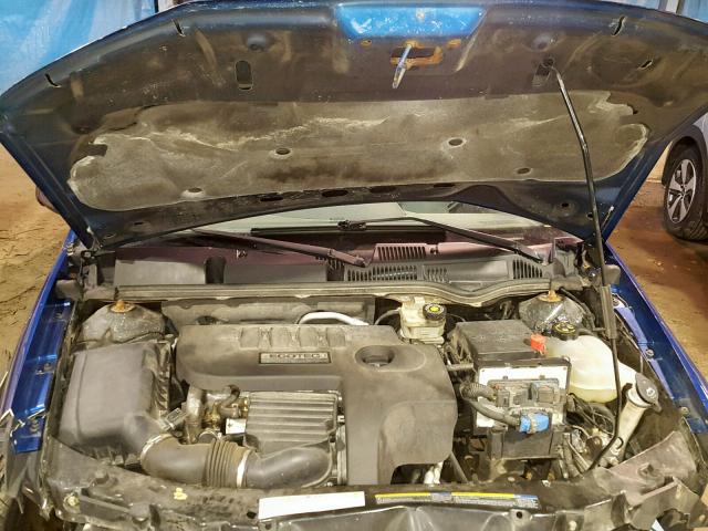 1G8AJ52F65Z131432 - 2005 SATURN ION LEVEL BLUE photo 7