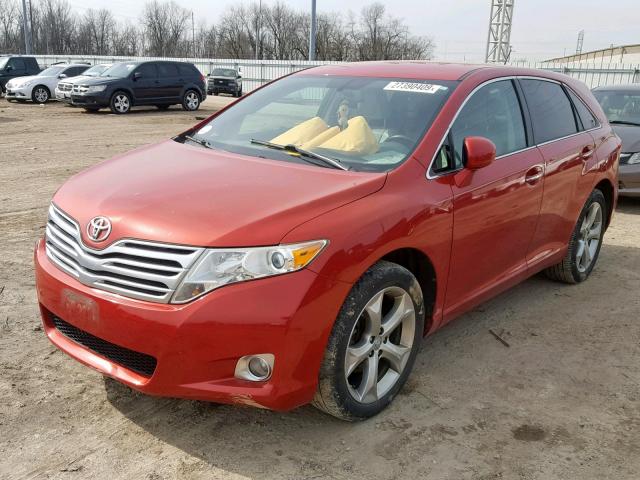 4T3BK11A19U018452 - 2009 TOYOTA VENZA BASE RED photo 2