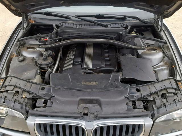 WBXPA93484WC31557 - 2004 BMW X3 3.0I GRAY photo 7