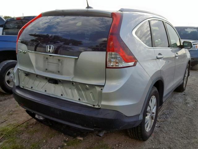 5J6RM3H76CL044077 - 2012 HONDA CR-V EXL SILVER photo 4