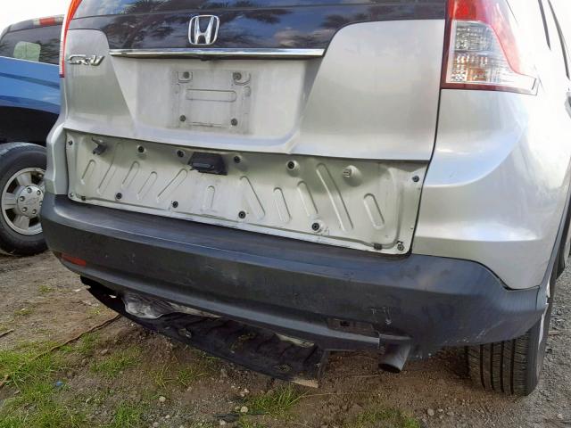 5J6RM3H76CL044077 - 2012 HONDA CR-V EXL SILVER photo 9