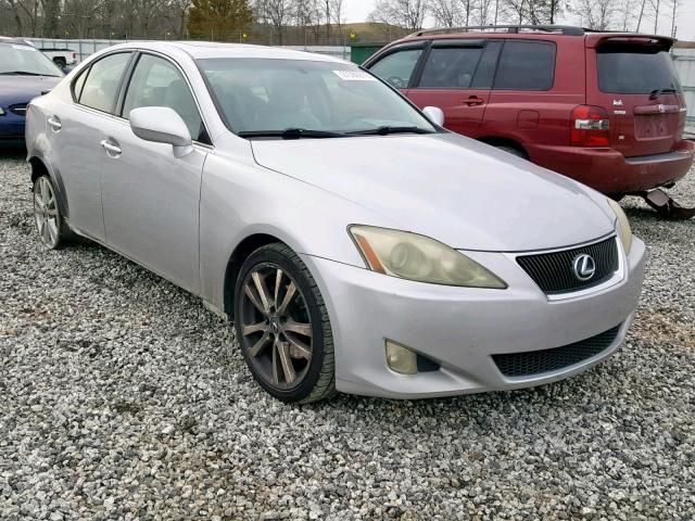 JTHBK262872028147 - 2007 LEXUS IS 250 SILVER photo 1