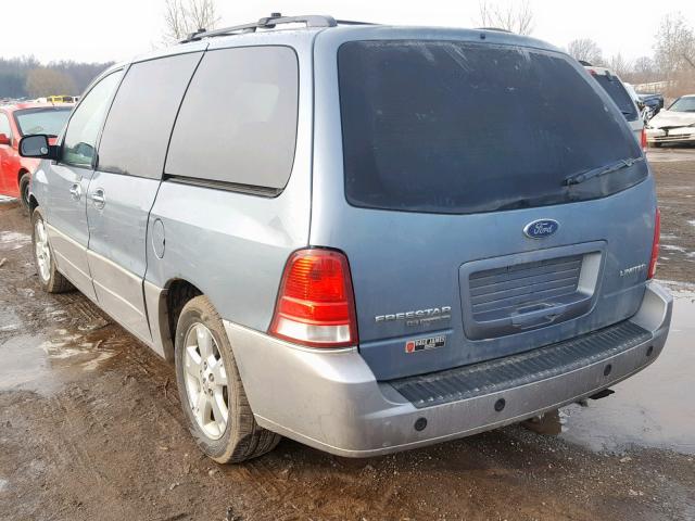 2FMDA58285BA28633 - 2005 FORD FREESTAR L BLUE photo 3