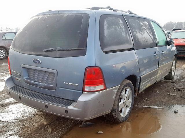 2FMDA58285BA28633 - 2005 FORD FREESTAR L BLUE photo 4