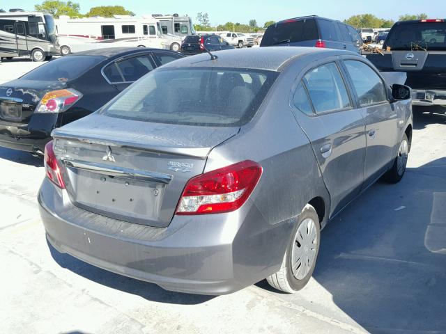 ML32F3FJ2HHF14072 - 2017 MITSUBISHI MIRAGE G4 GRAY photo 4