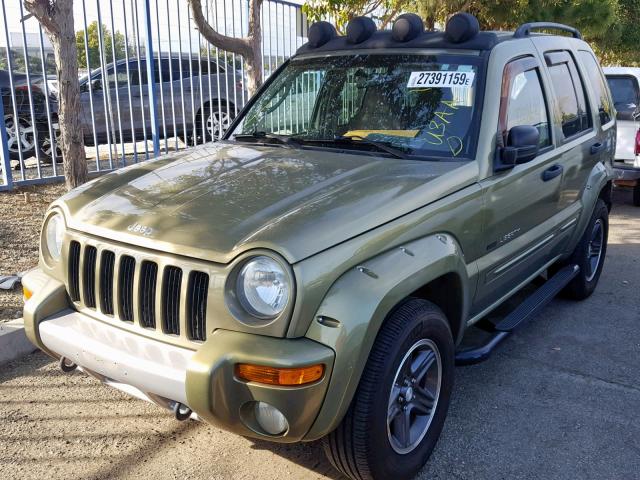 1J4GK38K83W680533 - 2003 JEEP LIBERTY RE GREEN photo 2