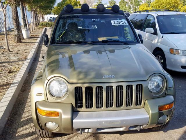 1J4GK38K83W680533 - 2003 JEEP LIBERTY RE GREEN photo 9