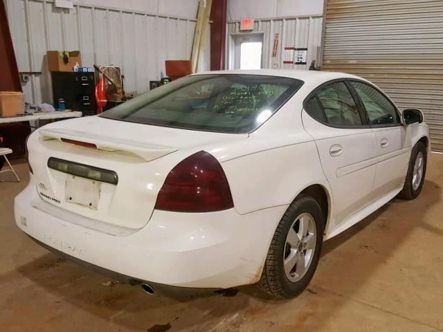 2G2WP552061267878 - 2006 PONTIAC GRAND PRIX WHITE photo 4