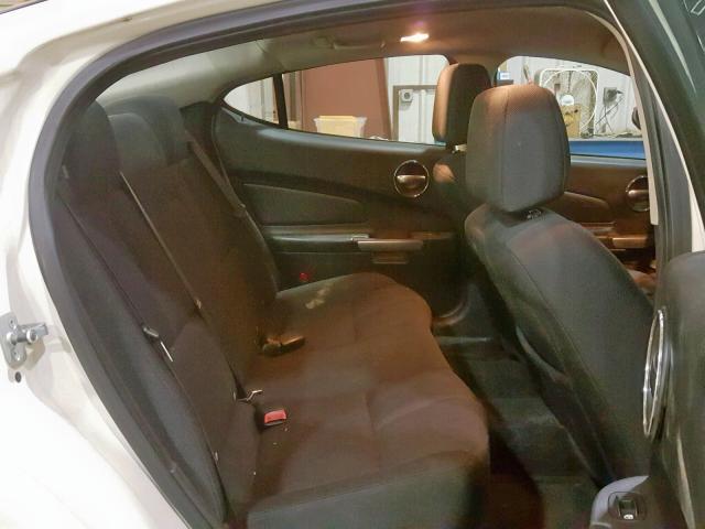 2G2WP552061267878 - 2006 PONTIAC GRAND PRIX WHITE photo 6