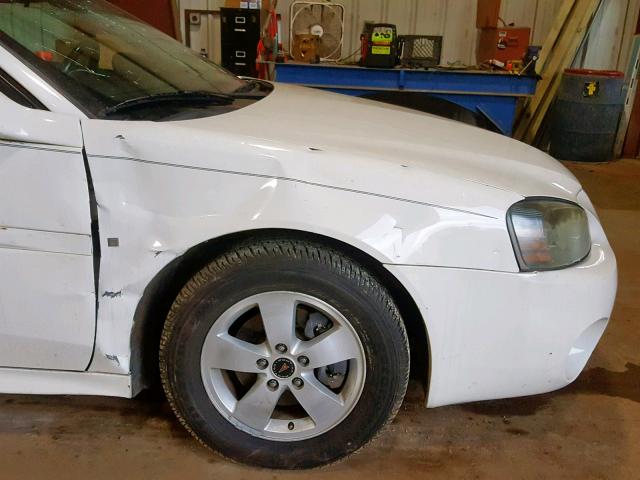 2G2WP552061267878 - 2006 PONTIAC GRAND PRIX WHITE photo 9