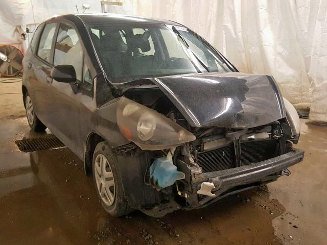 JHMGD38438S025369 - 2008 HONDA FIT BLACK photo 1