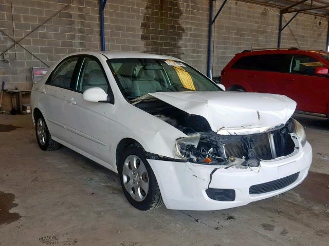 KNAFE221595595955 - 2009 KIA SPECTRA EX WHITE photo 1