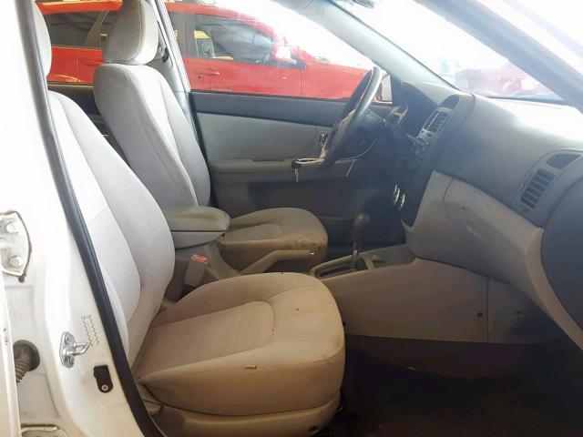 KNAFE221595595955 - 2009 KIA SPECTRA EX WHITE photo 5