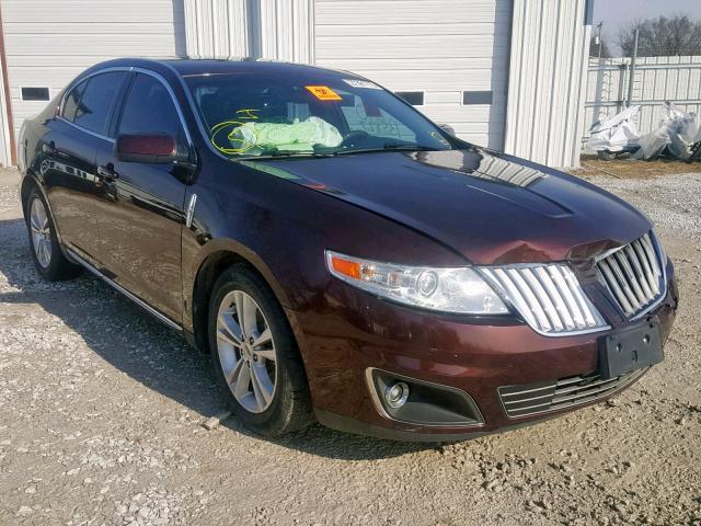 1LNHL9DRXAG616140 - 2010 LINCOLN MKS MAROON photo 1