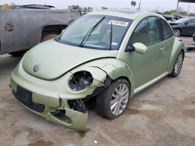 3VWRW31C78M518693 - 2008 VOLKSWAGEN NEW BEETLE მწვანე ფოტო 2